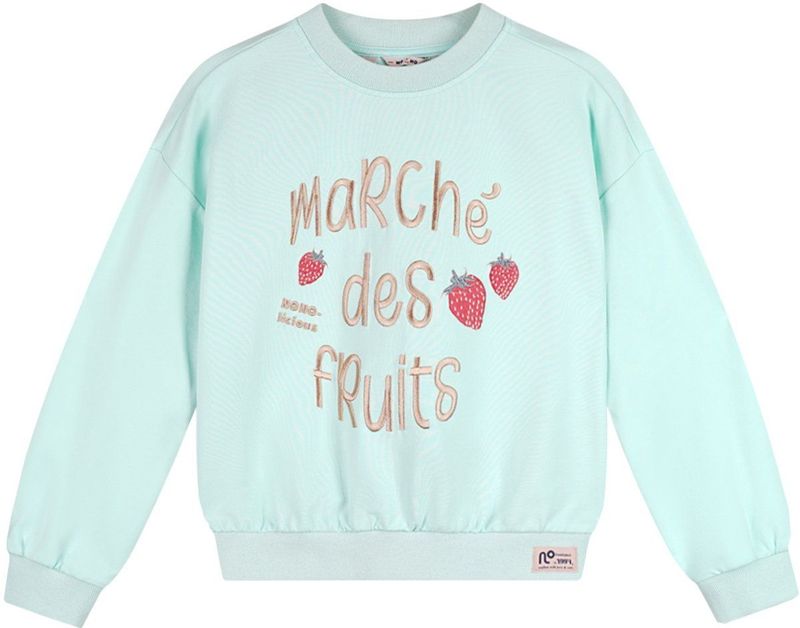 NoNo - meisjes sweater - Mint - maat 134-140