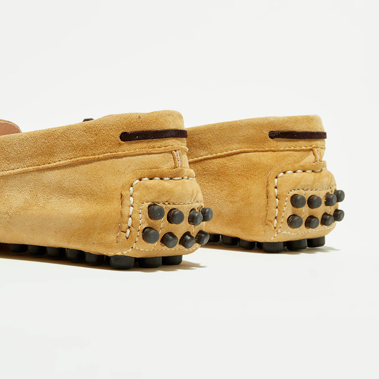 Flavio Création Mocassins en Velours de Cuir Mariela beige/marron