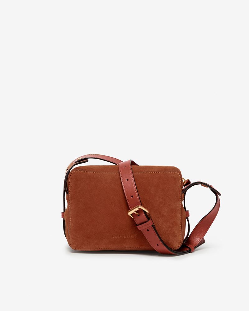 WASY SAC CAMERA EN CUIR VELOURS