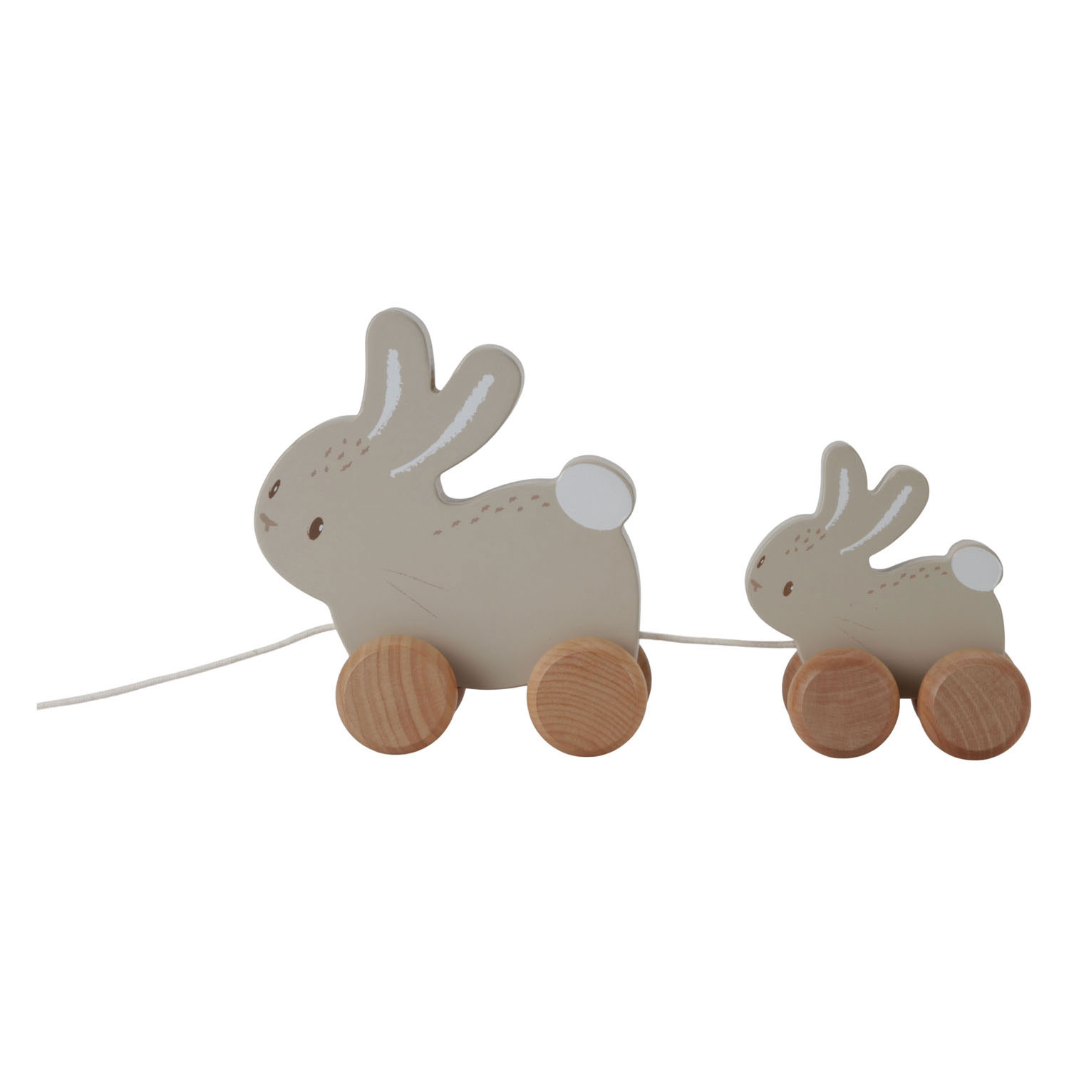 Little Dutch Houten Trekdier Konijnen Baby Bunny
