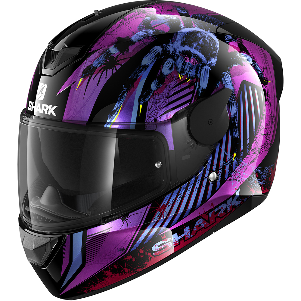 Shark - Casque D-Skwal 2 Atraxx Noir / Violet / Bleu / Rouge