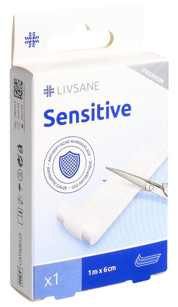 LIVSANE Premium Sensitive Pflaster Pfl 1mx6cm 1 Stk