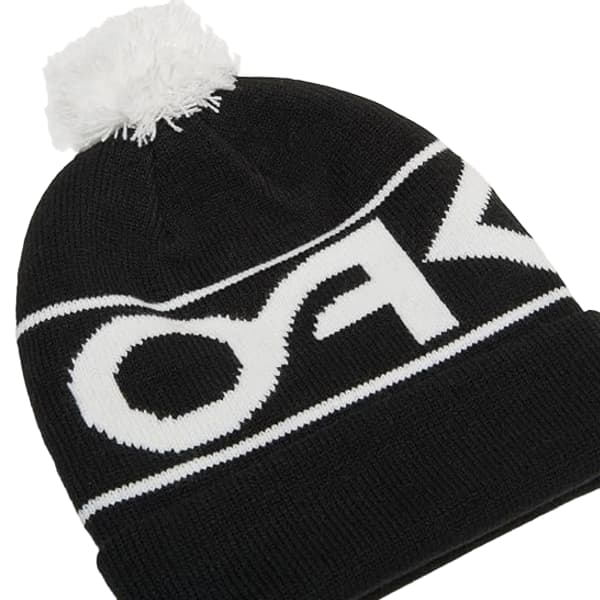 Bonnet ski OAKLEY FACTORY CUFF BEANIE BLACK/WHITE LOGO