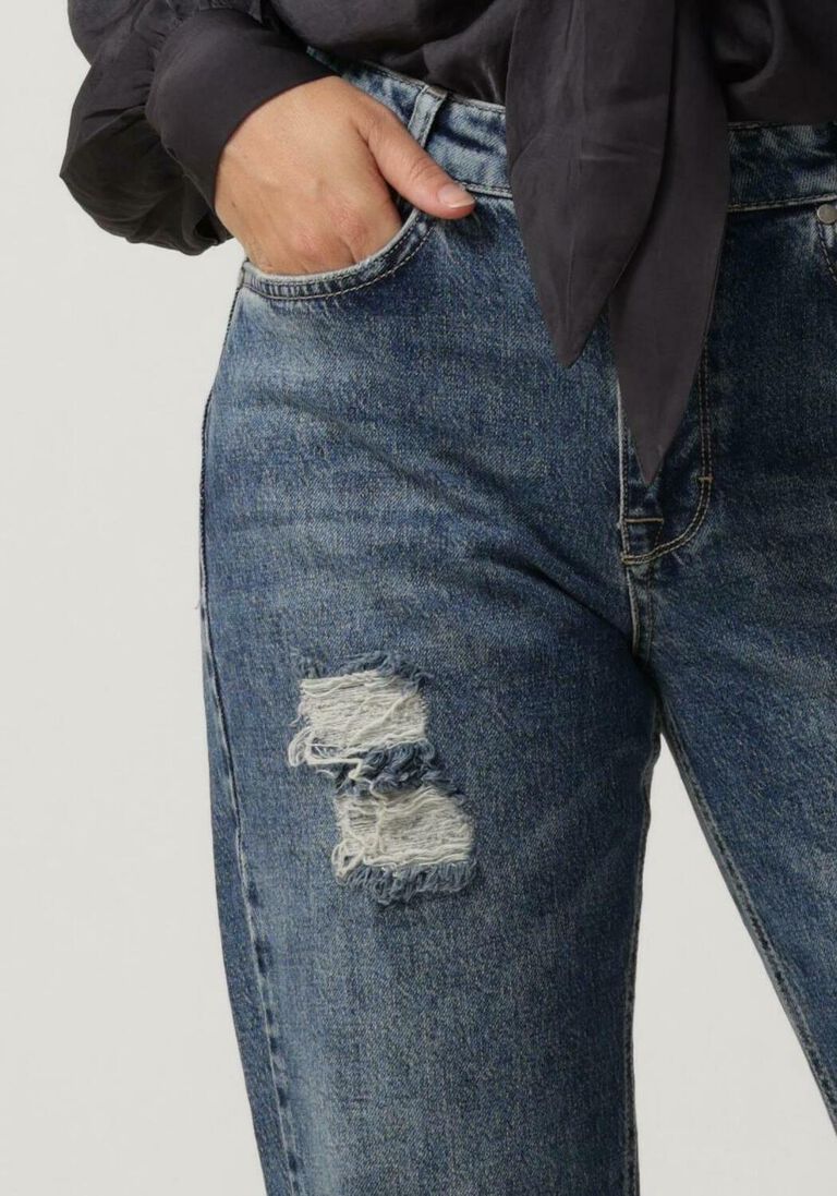 MY ESSENTIAL WARDROBE blauwe my essential wardrobe straight leg jeans tusamw 140 high straight y
