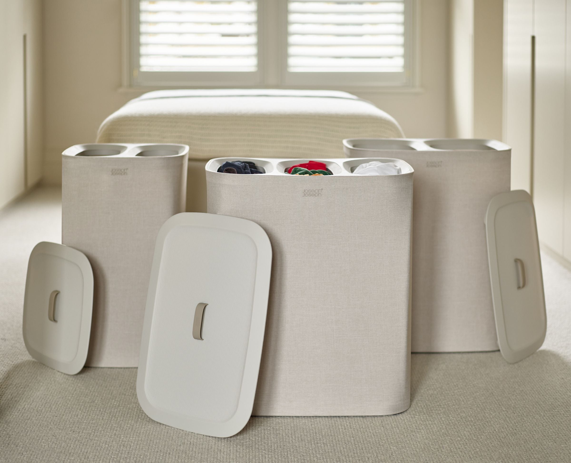 Joseph Joseph Tota Uno Wasmand 60 L - Beige