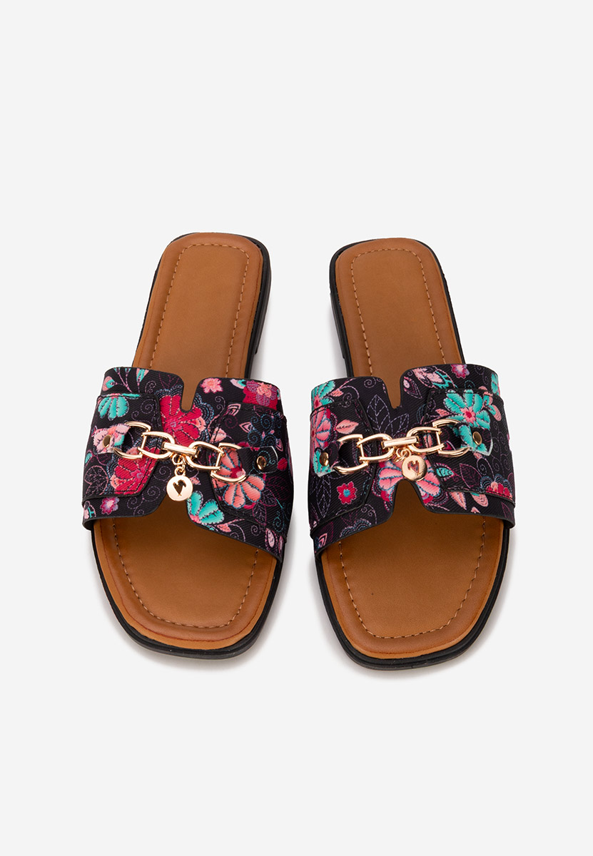 Mules femme noirs Roanda