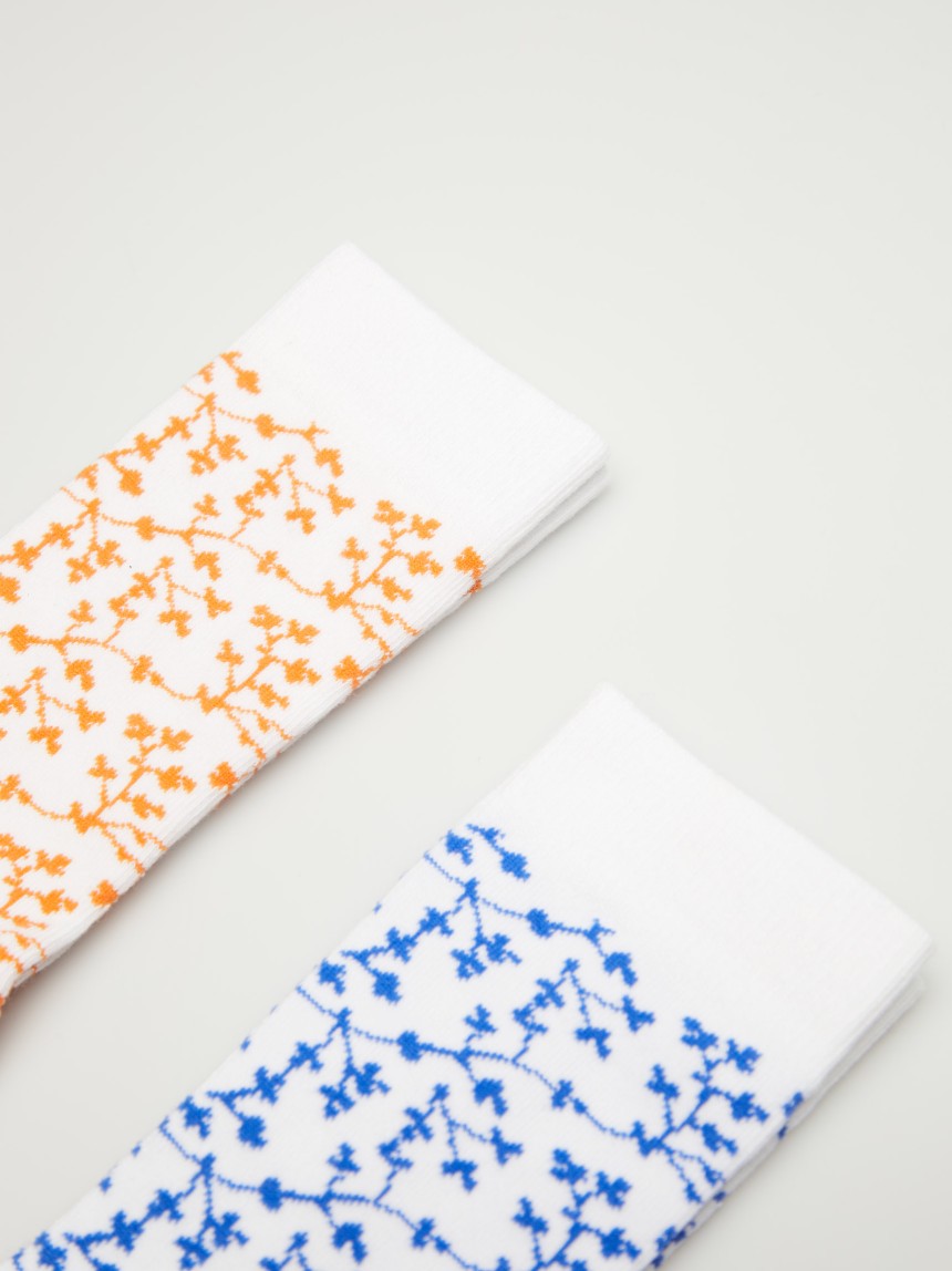 Pack de meias com flores