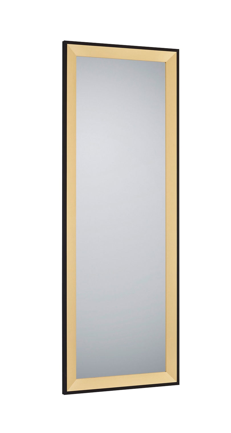 Rahmenspiegel Branda 50 x 150 cm Goldfarbig-Schwarz