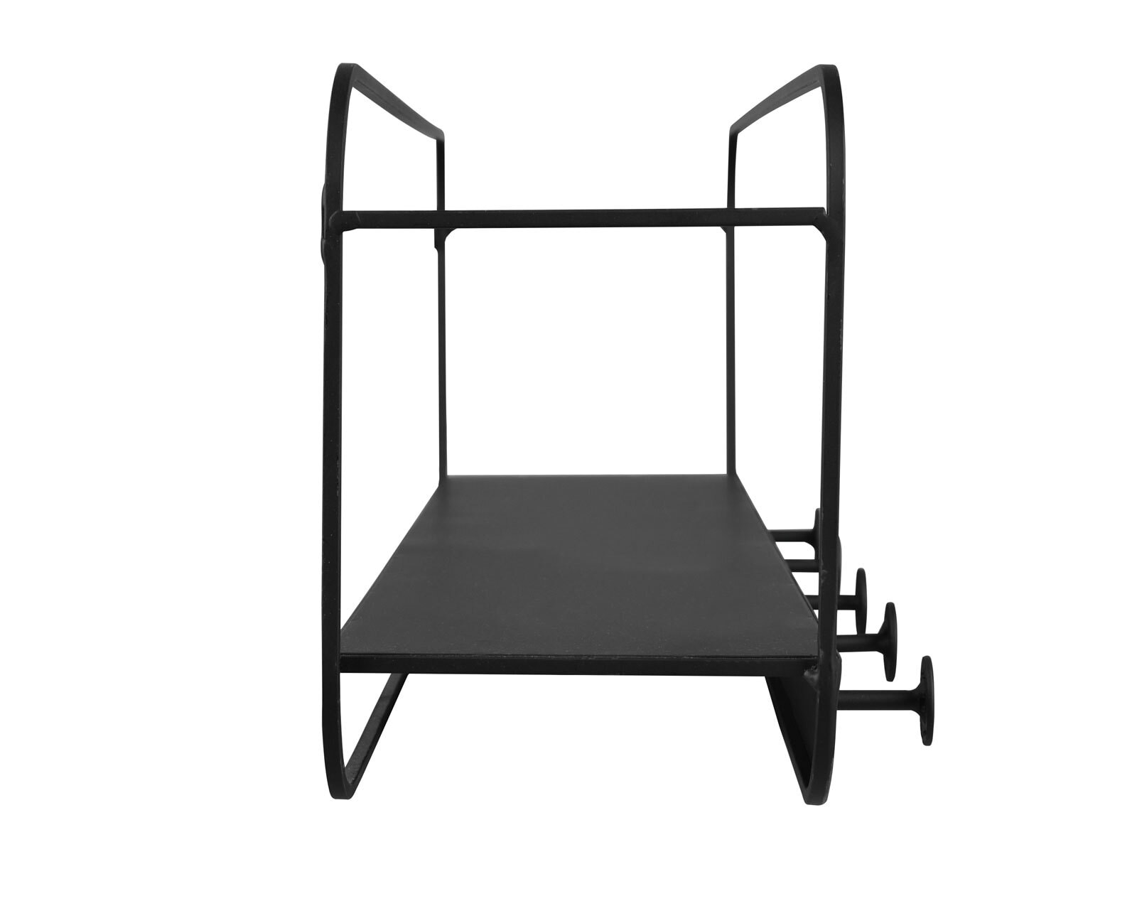 Wandregal Linda 50x18x15 cm Metall schwarz