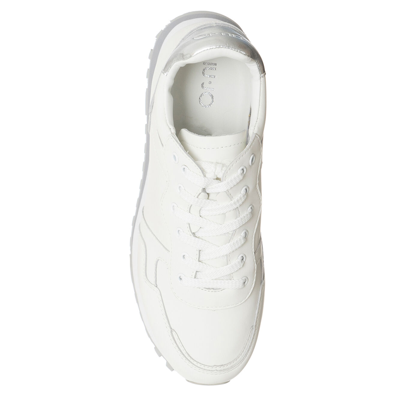 Liu-Jo Sneakers plateforme en Cuir Valentine blanches