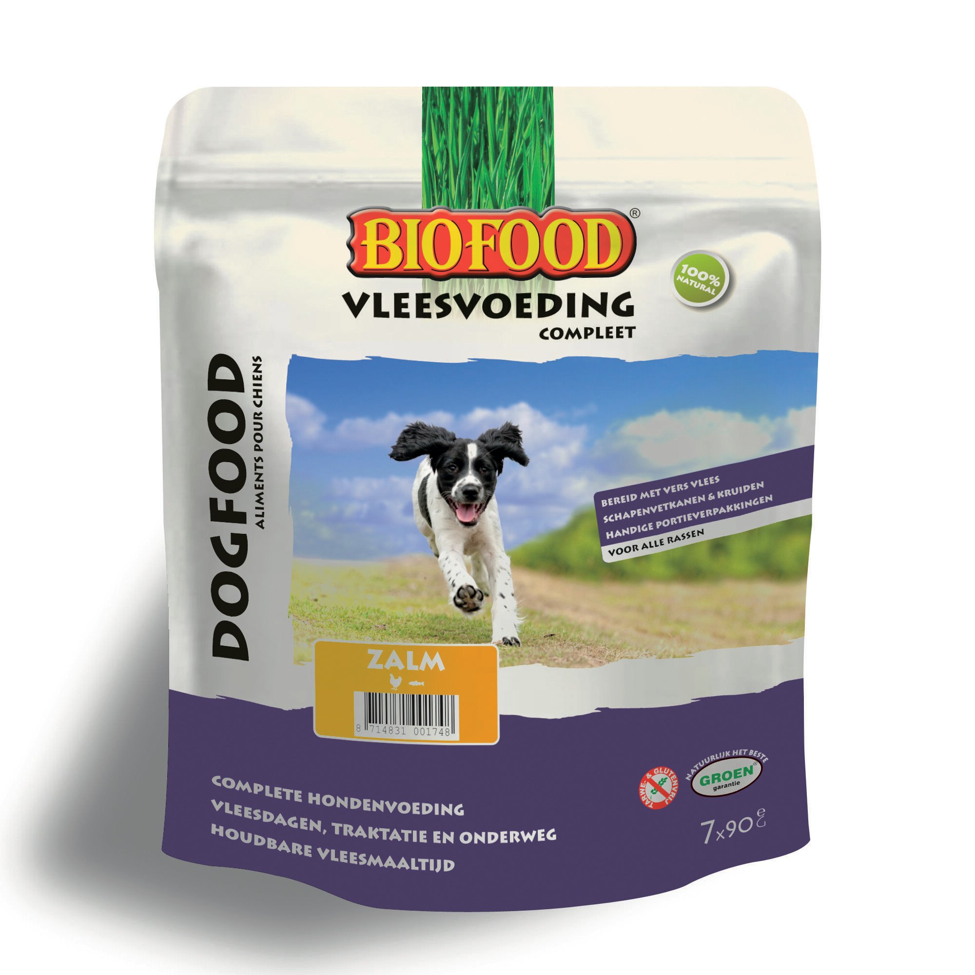 BF Petfood Vleesvoeding - Hondenvoer - Zalm - 630 Gram - zalm