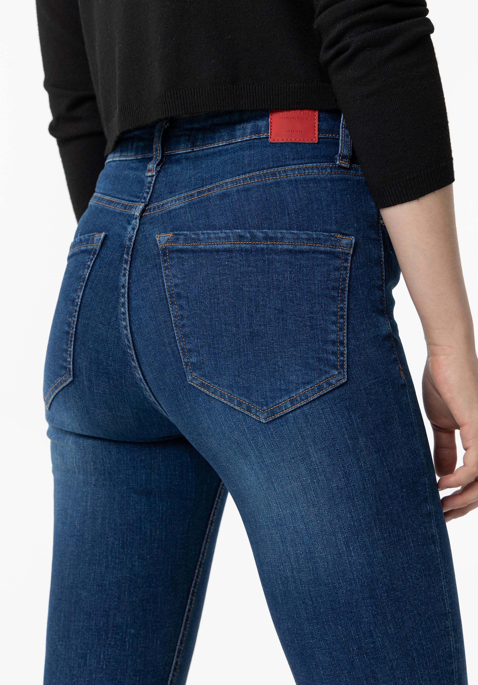 Jeans Lauren Skinny Cintura Alta