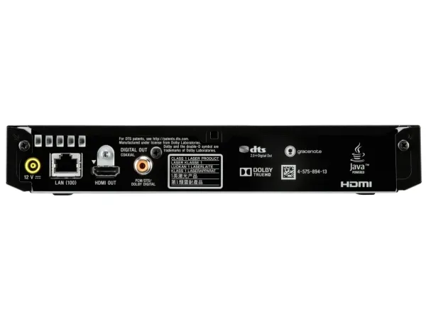 Sony BDP-S3700 - Blu-ray-skivespiller - Eksklusiv - Wi-Fi, DLNA