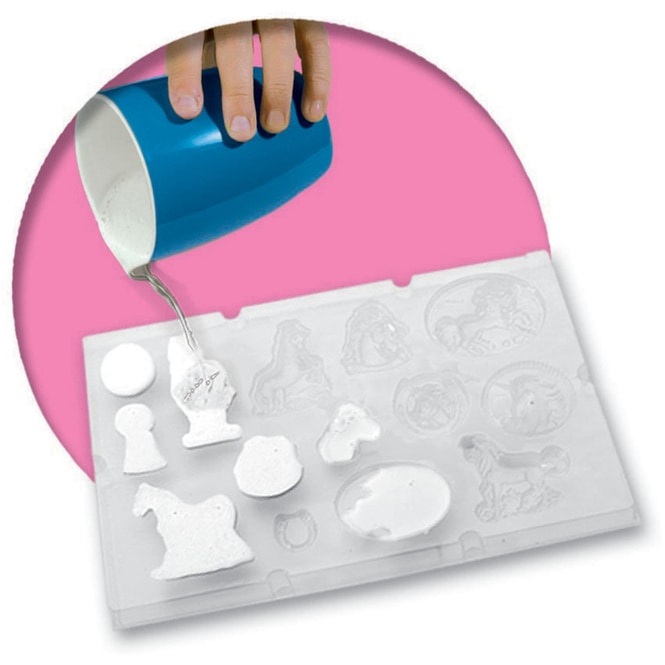 Creativ Gießset - Pferde mit Glitzer