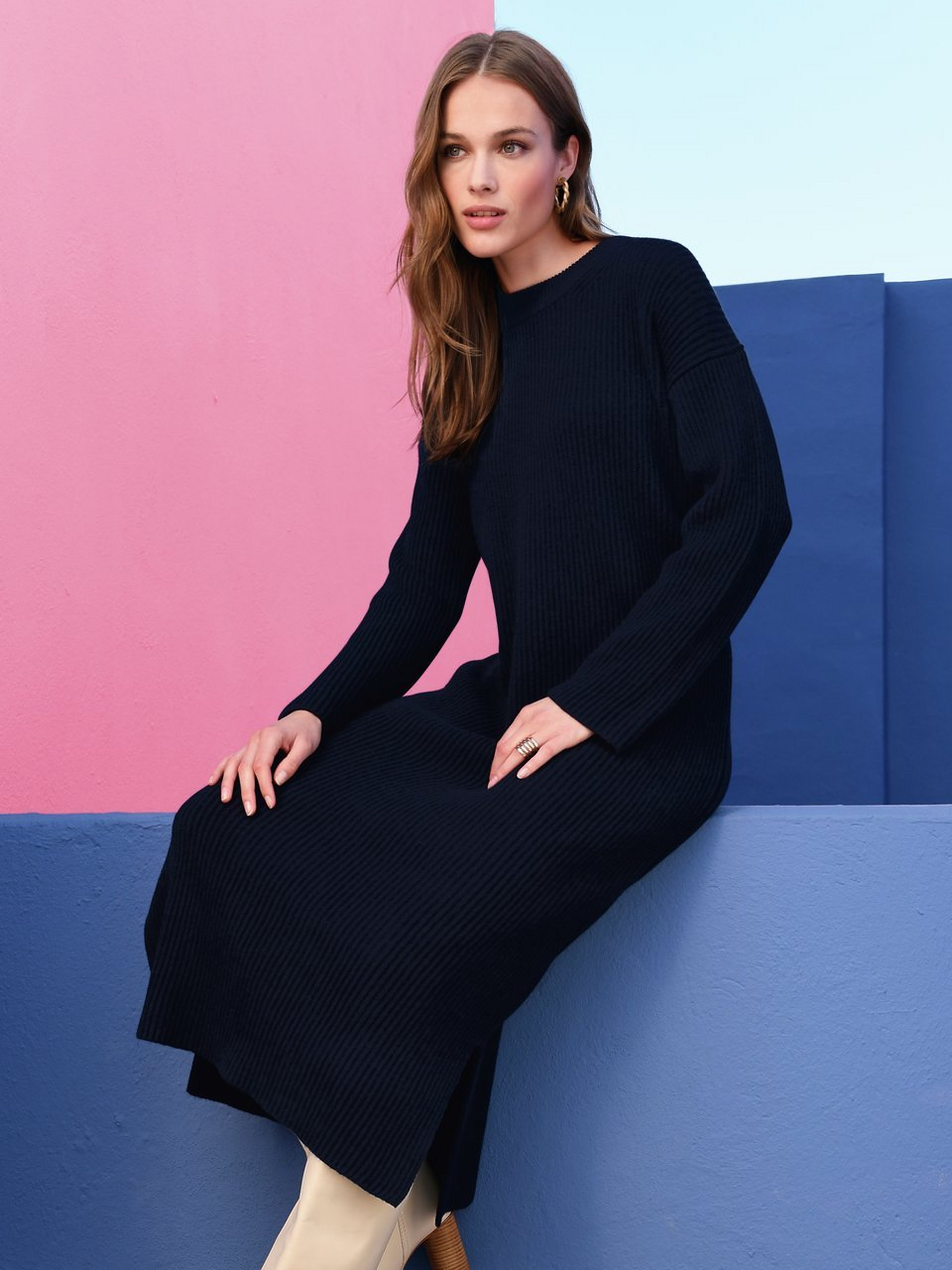 Strickkleid aus 100% Kaschmir