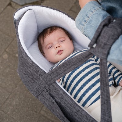 Doomoo Babynest/Mykbag 3-in-1, Grå