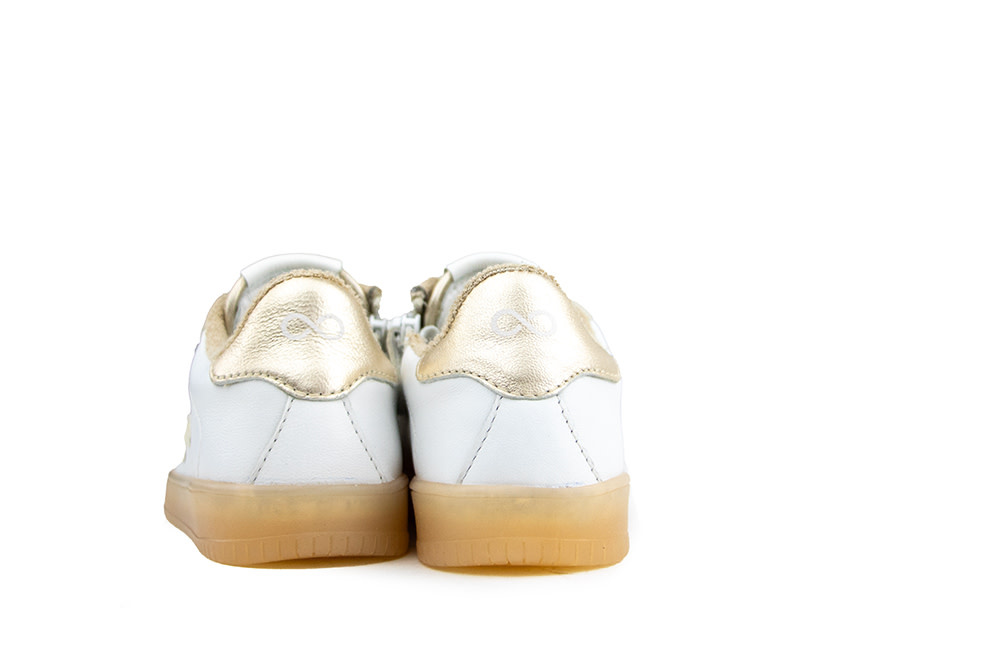 Hip Sneaker Wit Beige Combi