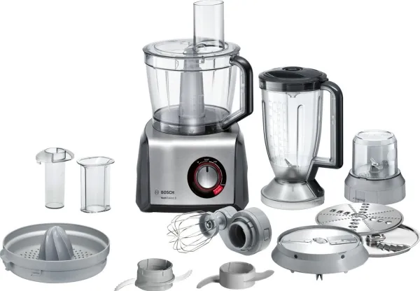 Bosch MC812M844 - Køkkenmaskine - 1250 W - stål/sort