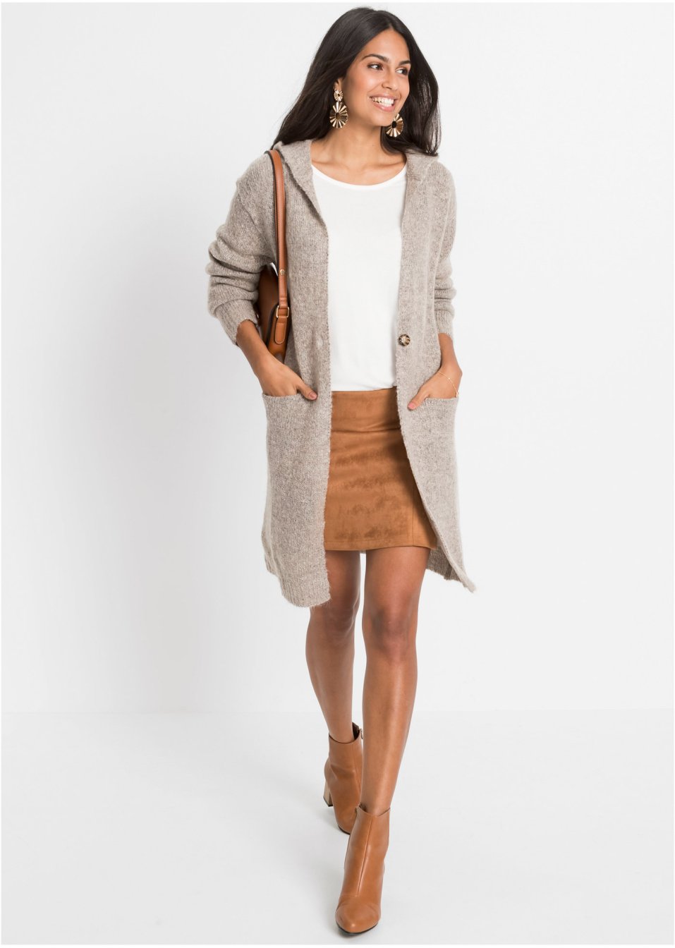 Gilet long en maille