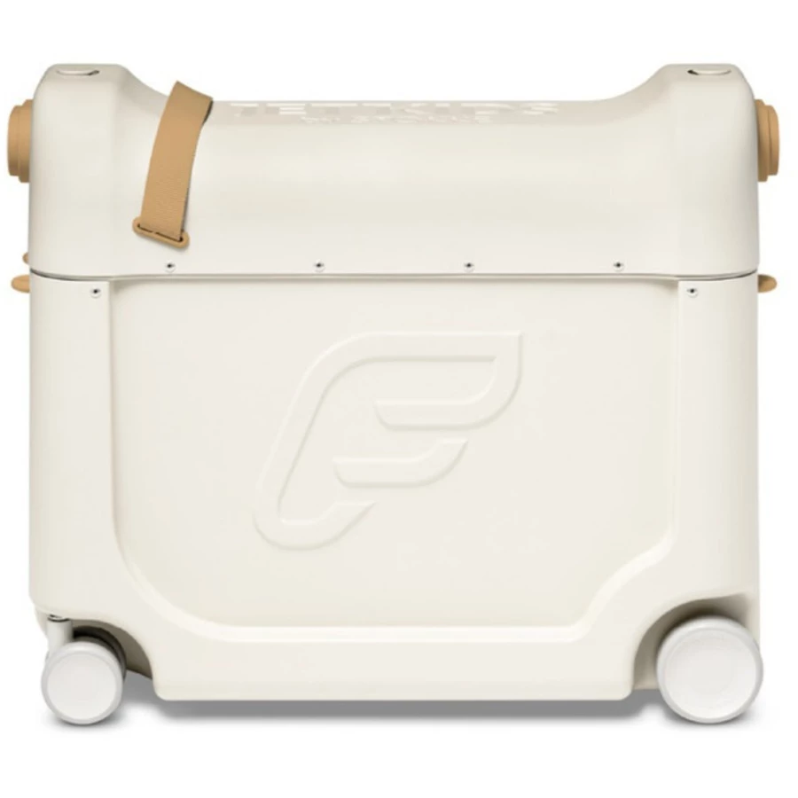 JETKIDS™ BY STOKKE® Aufsitzkoffer BedBox™ Full Moon und Matratze CloudSleeper™ weiß