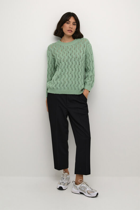 Kaffe KAlena Knit Pullover Granite green