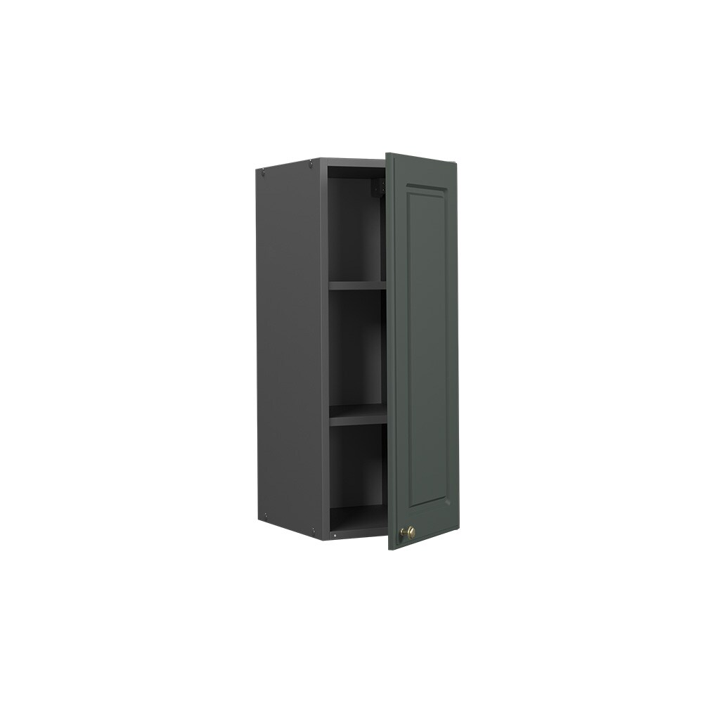 Vicco Hängeschrank Küchenschrank Küchenmöbel Fame-Line Anthrazit Grün-Gold Landhaus 30 cm Küche Einbauküche Hängeschrank Drehtür Einlegeboden Küchenzeile