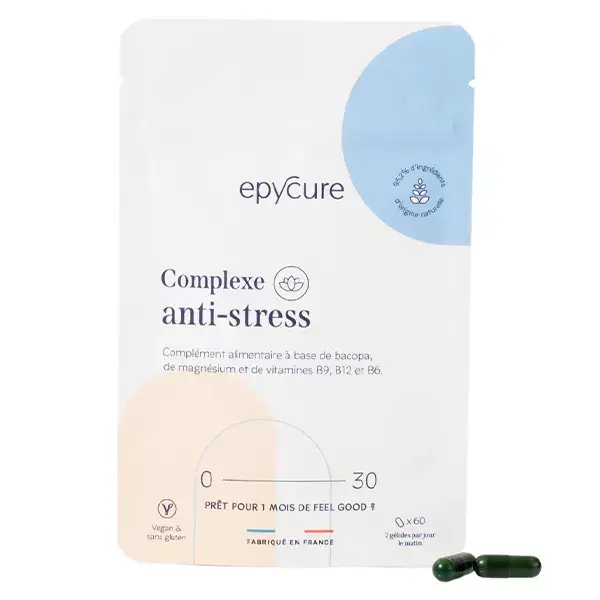 Epycure - Tratamento Anti-Stress para Redução da Ansiedade - 60 cápsulas