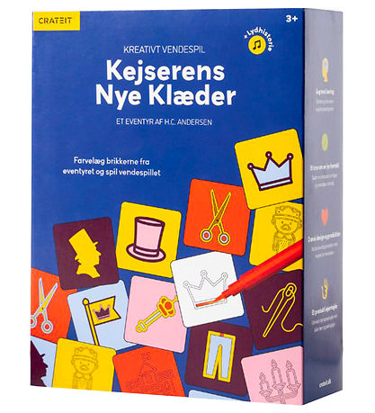 Crateit Memory-Spiel - Holz - Die neuen Kleider des Kaisers - 40