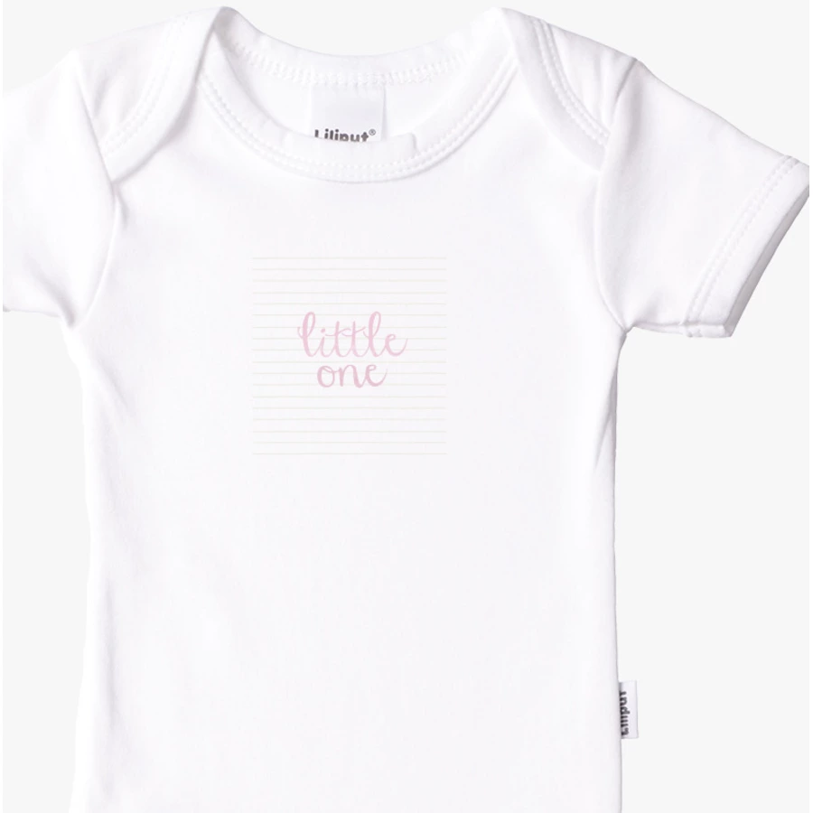 Liliput Kurzarm-Bodys 2-er Set rosa und weiß