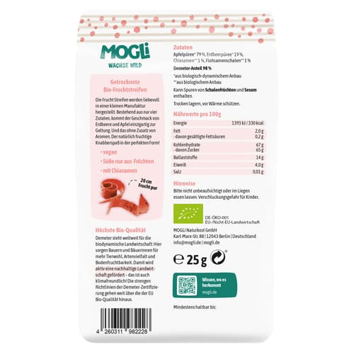 Mogli Demeter Erdbeer Streifen