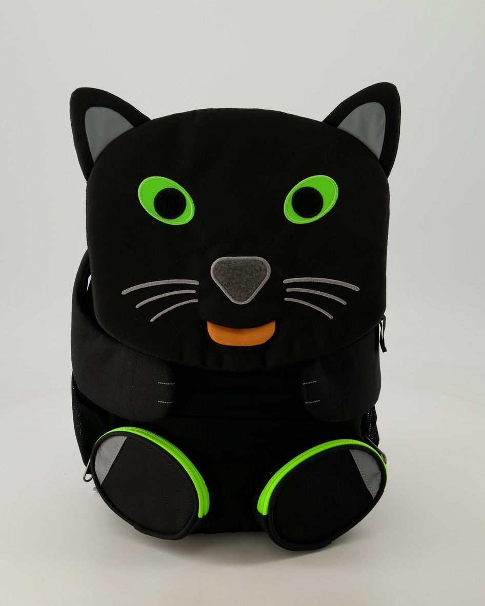 Affenzahn Large Friend Panther Rucksack in Schwarz