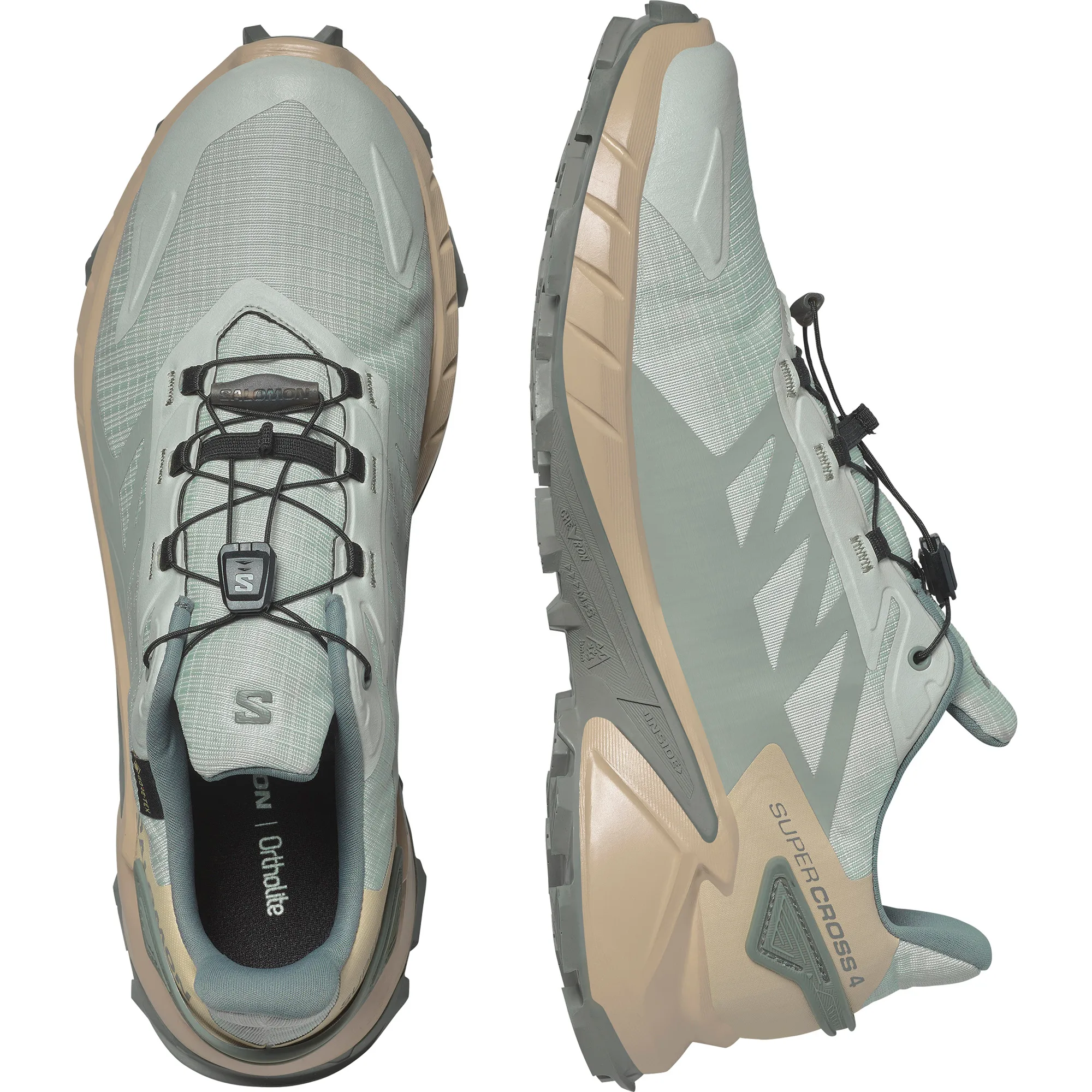 Salomon Supercross 4 Gore-Tex Metal / White Pepper / Sedona Sage
