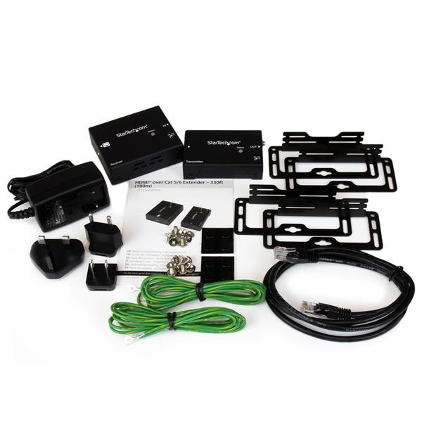 StarTech.com Extendeur HDBaseT HDMI sur Cat5e ou Cat6 jusqu'à 100 m - 4K