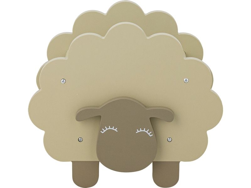 Bloomingville Bücherregal Dolly Schaf Grau, MDF Kinderregal