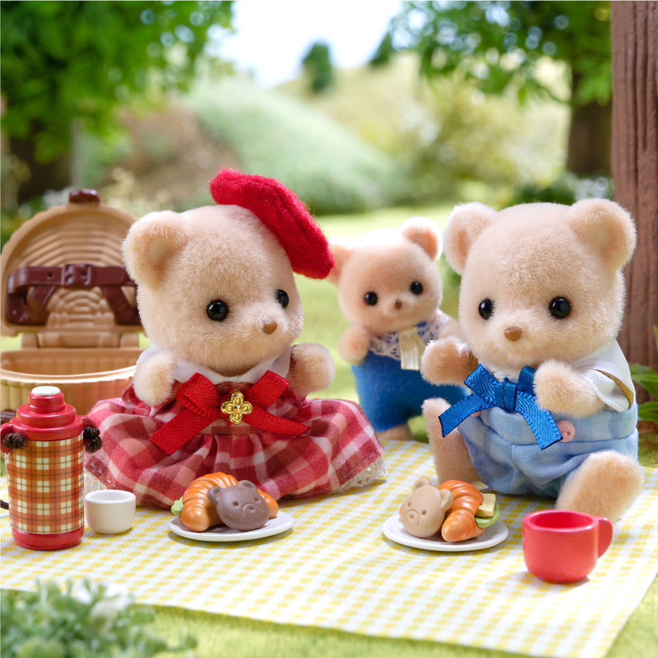 Sylvanian Families Biscuit beer zus & broer picknick set 5852