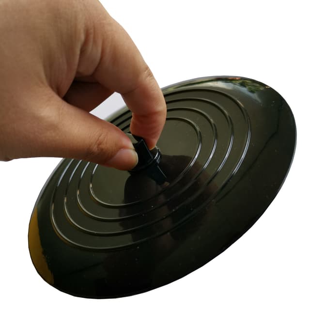Vaskprop silikone Sort 15 cm