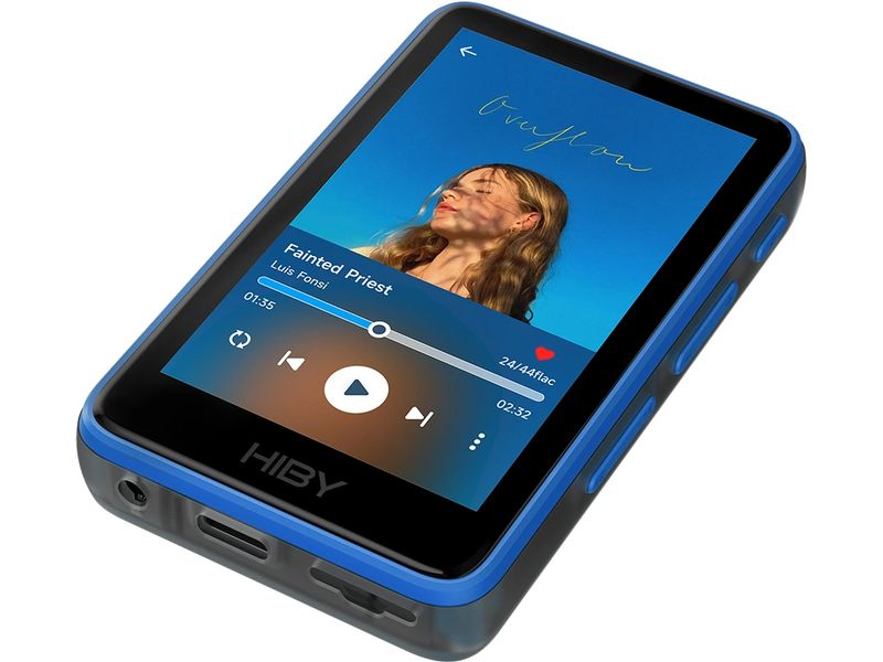 HiBy HiRes-Player R1 Blau Hochauflösender Musikplayer mit Bluetooth und WiFi