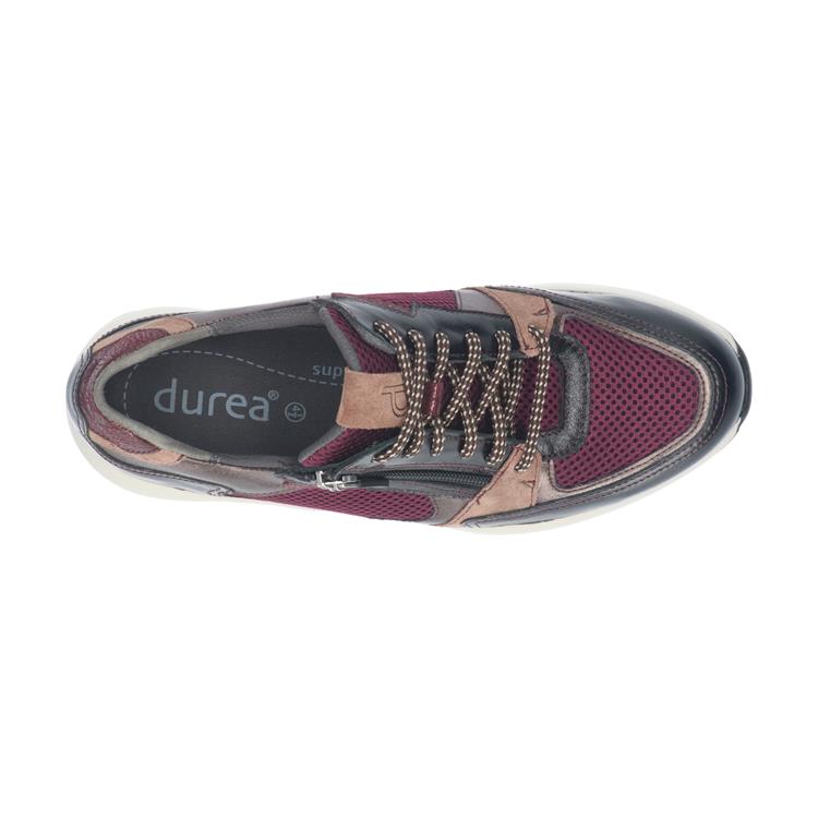 Durea 6295 wijdte H ZWART/BRONS/GRAPE/ARGILLA