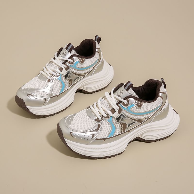 FRAISO - Platformpaneel Mesh Sneakers