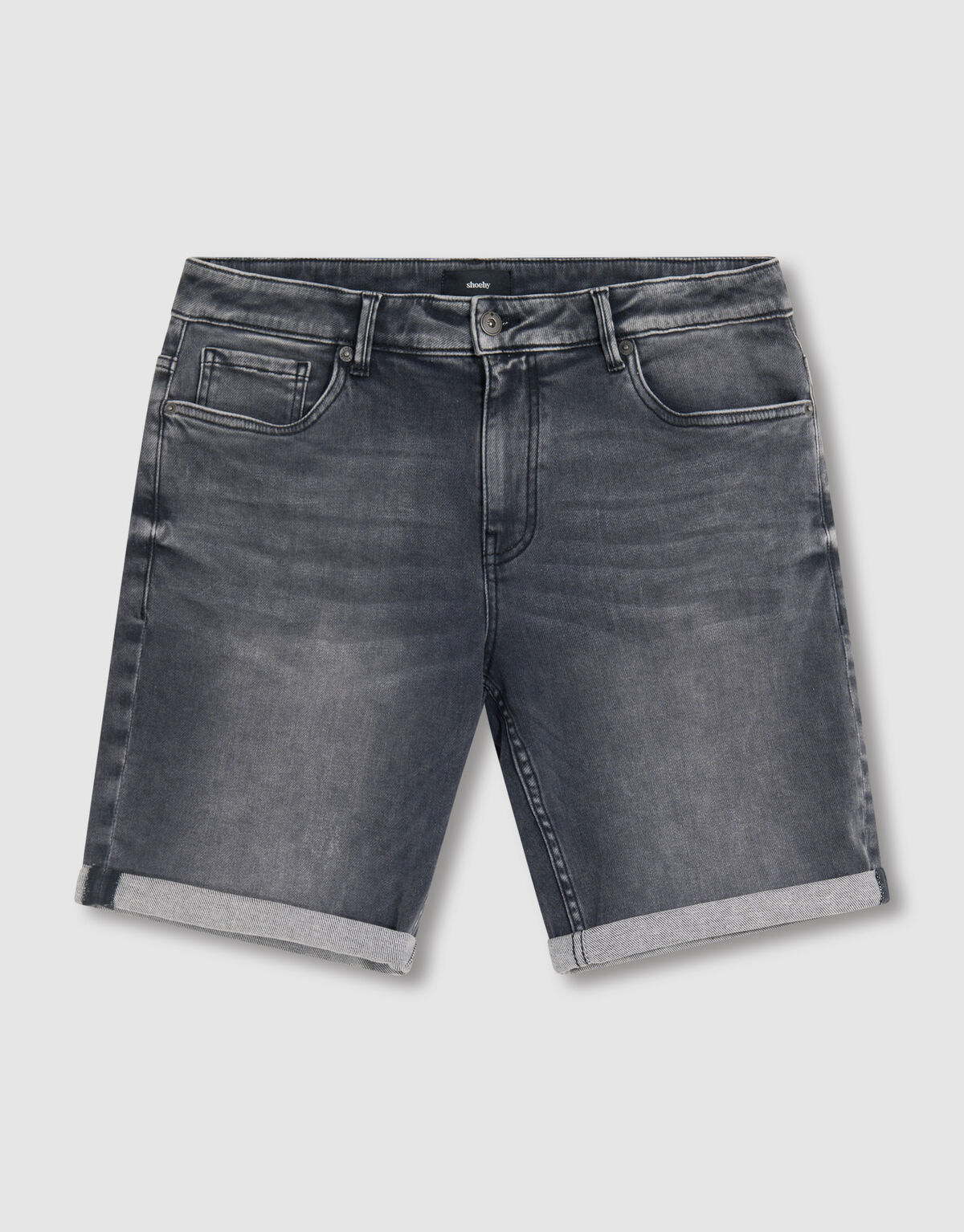 Denim Short Donkergrijs