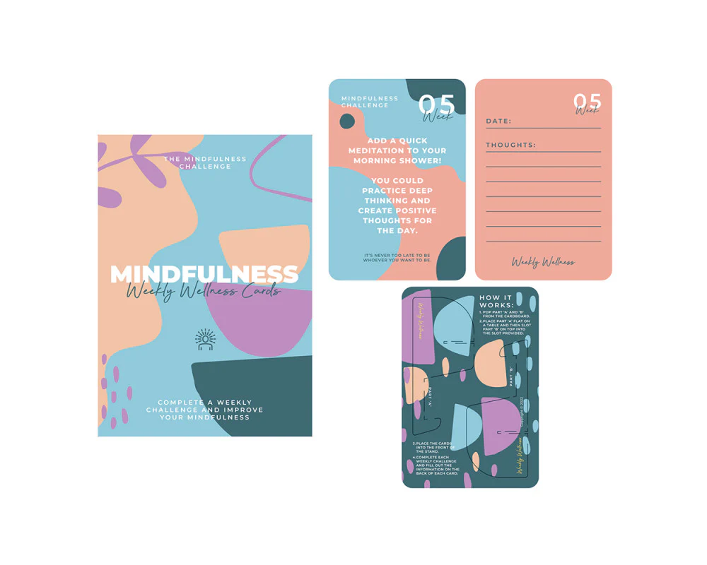 Gift Republic  Weekly Wellness Mindfulness kort