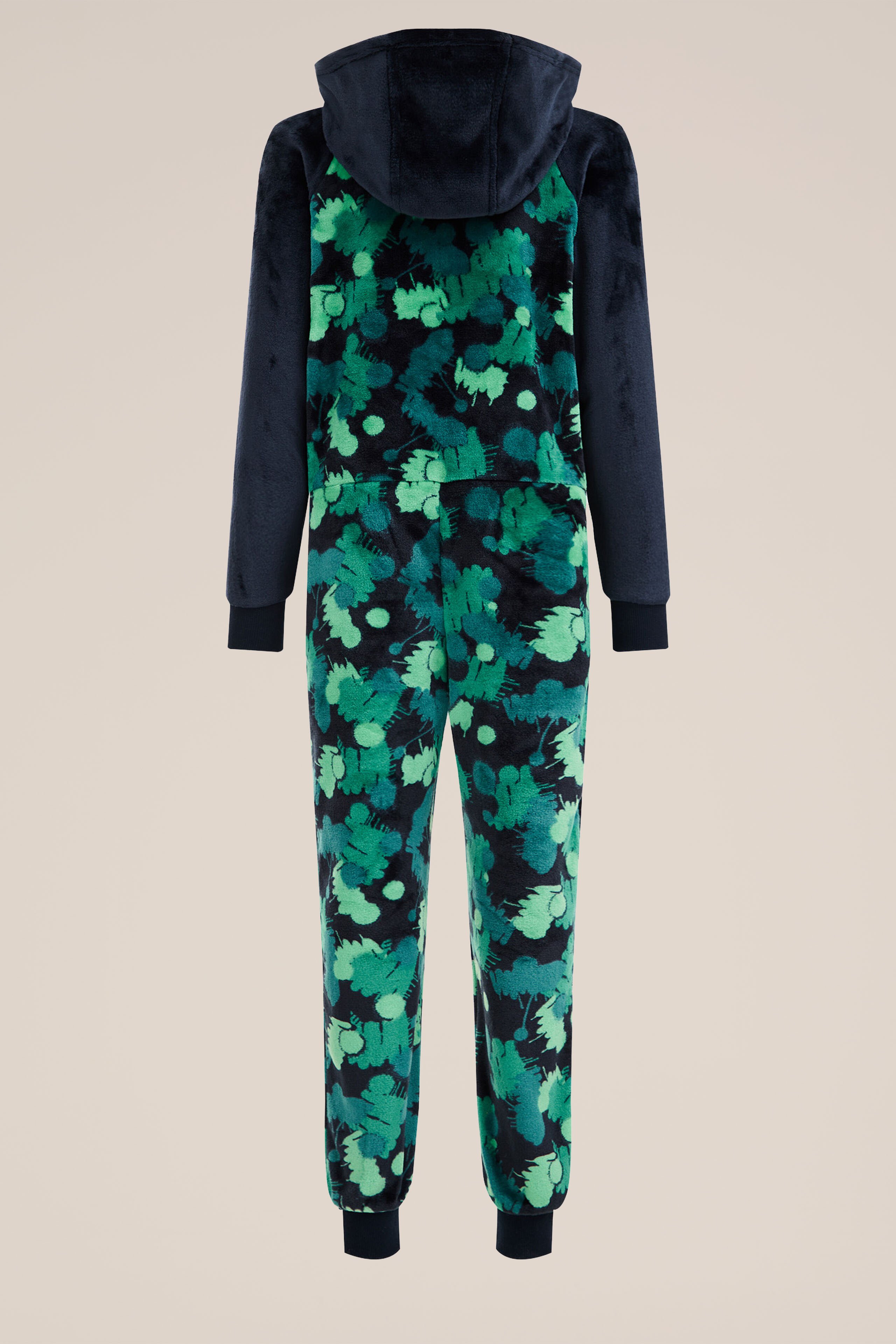 Jongens onesie met dessin WE Fashion Donkerblauw