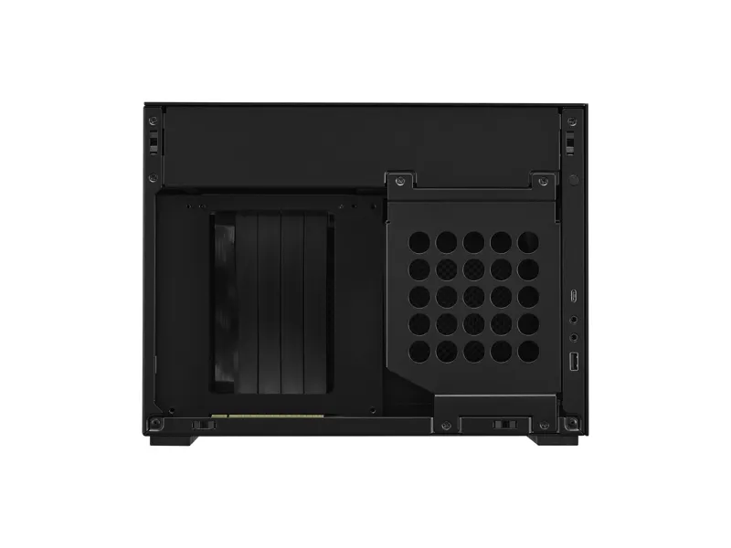 Lian Li A4-H20 X4 - Lille etui - mini ITX - ingen strømforsyning - sort anodiseret, mat sort - USB/Lyd