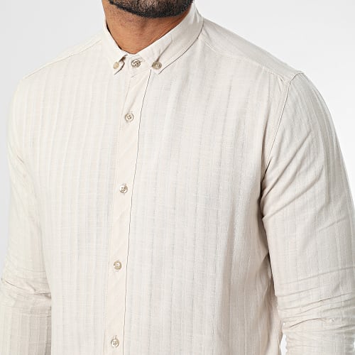 Chemise Manches Longues ML606 Beige