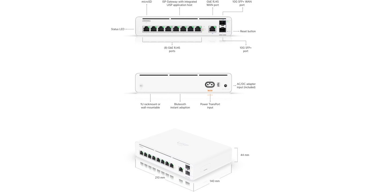 UbiquitiUISP Console firewall