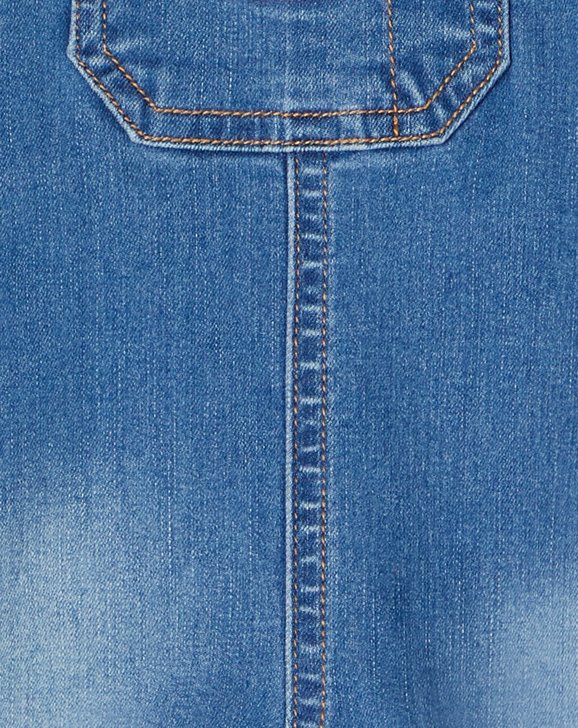 Jeans-Latzhose NBMBUNDO DNMATUMLES 2626 in medium blue
