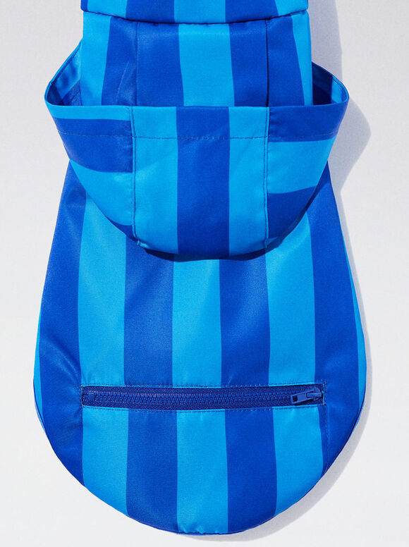 Chubasquero Personalizable Para Perros - Azul