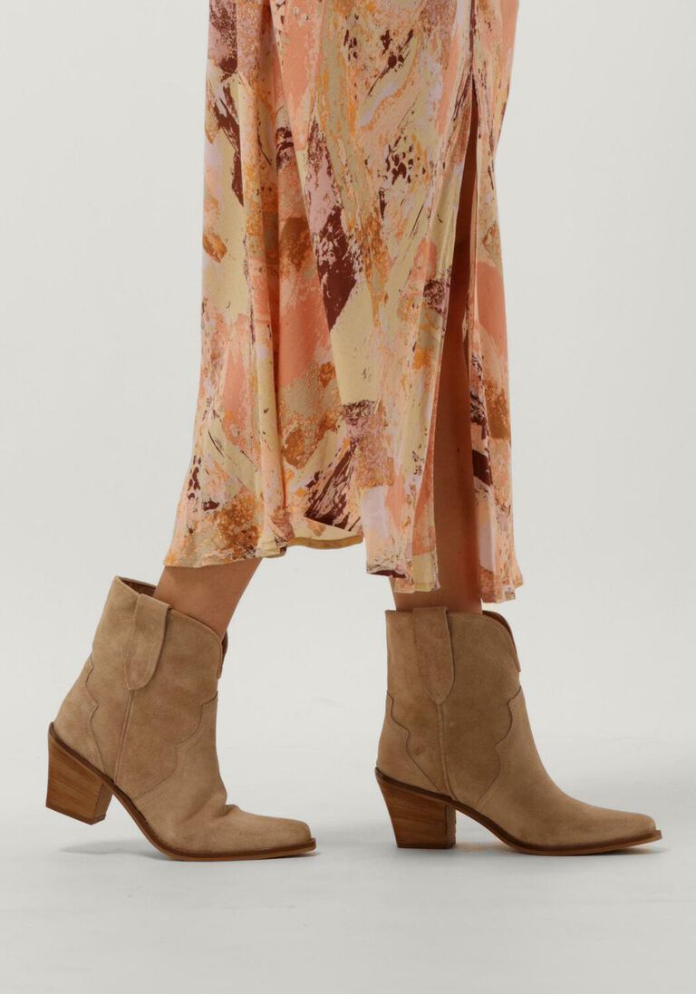 NOTRE-V beige notre-v enkellaarsjes 06 371