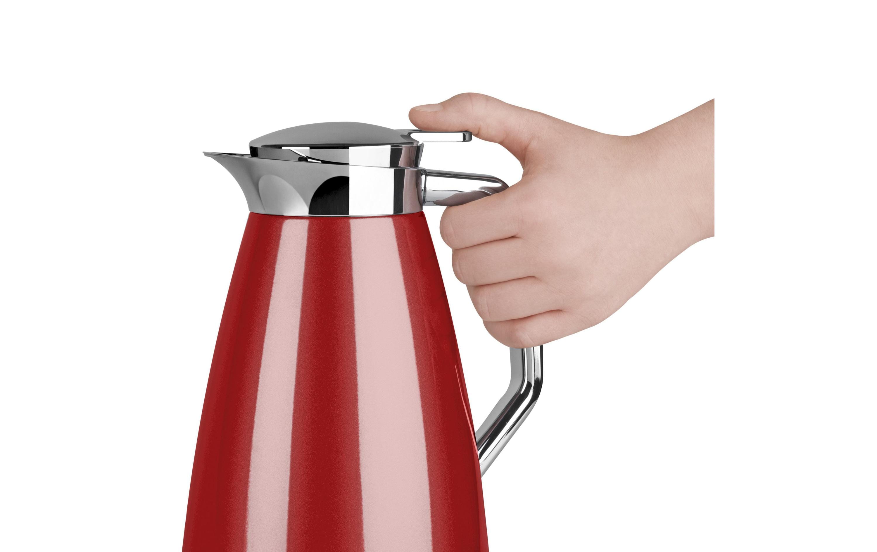 Thermoskanne Plaza 1000 ml, RotIsolierkanne aus Edelstahl