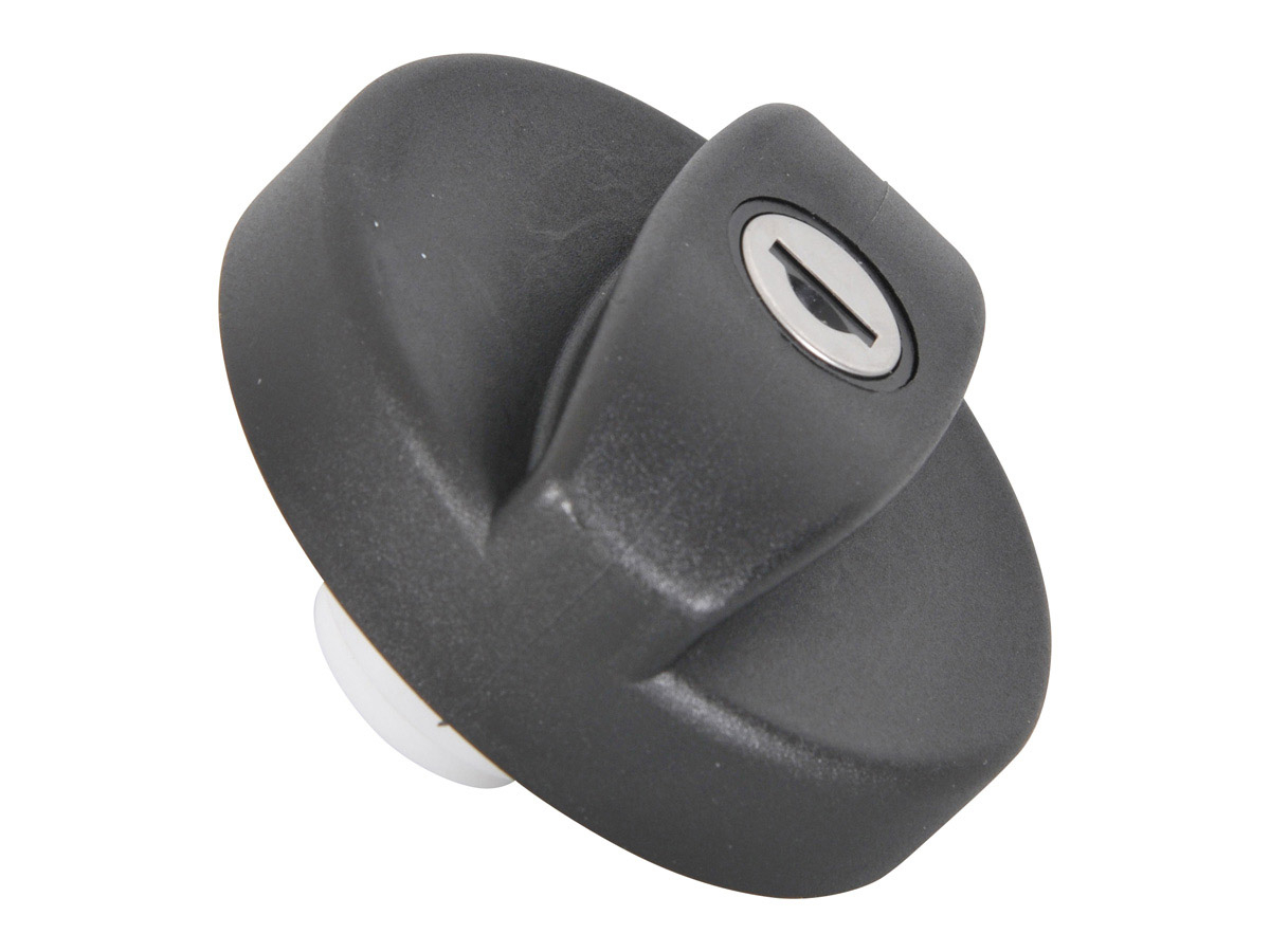Obelink watervuldop met slot - black